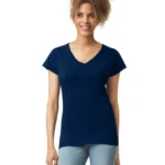 Gildan Softstyle Ladies V Neck T Shirt