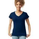 Gildan Softstyle Ladies V Neck T Shirt