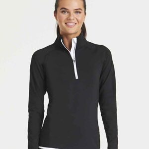 AWDis Ladies Cool Half Zip Sweat Top