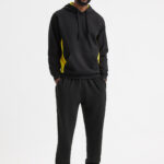Uneek Two Tone Hooded Sweatshirt