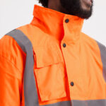 Uneek Hi Vis Bomber Jacket