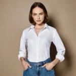 Kustom Kit Ladies' Workwear Long Sleeve Oxford Shirt
