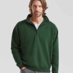 Fruit of the Loom Men's Premium Zip Neck Sweat