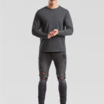 Fruit of the Loom Men's Long Sleeve Valueweight T-Shirt