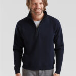 Fruit of the Loom Men's Premium Zip Neck Sweat