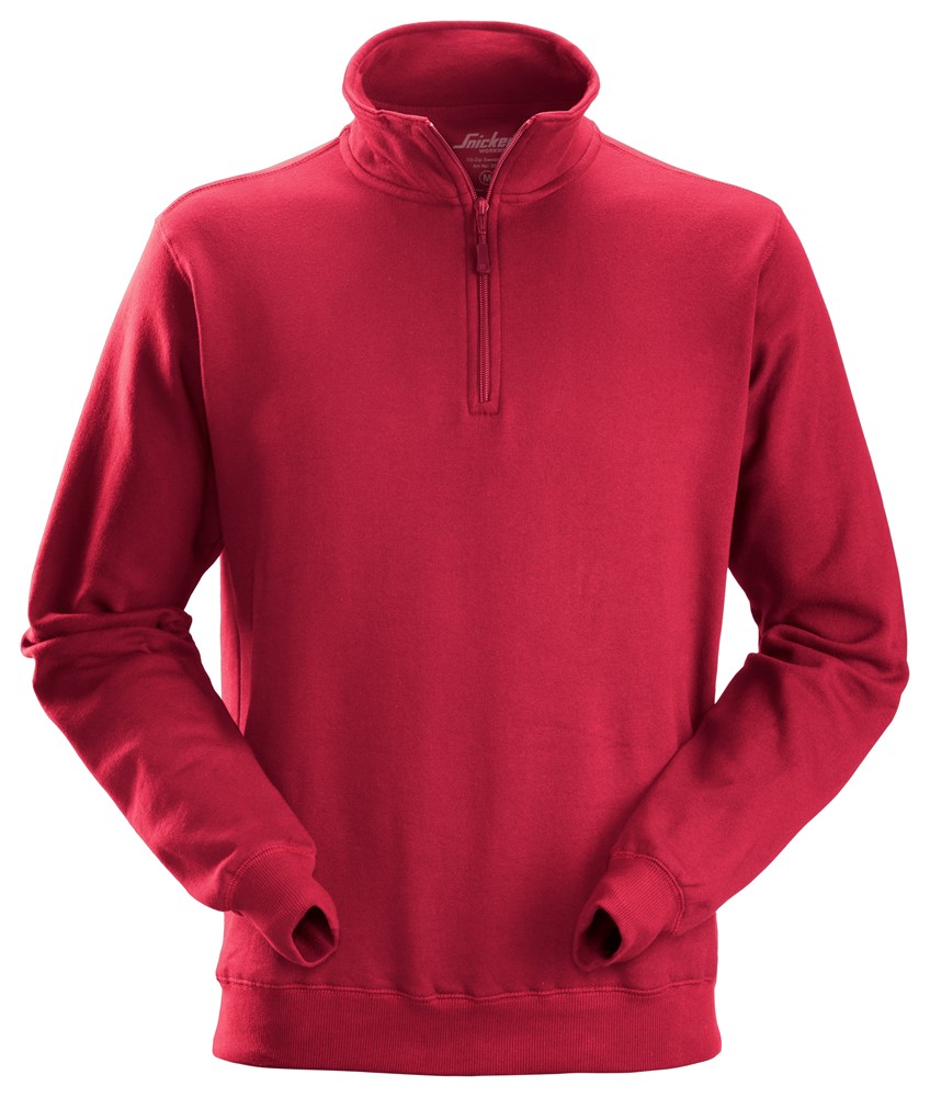 SNICKERS 1/2 ZIP SWEATSHIRT