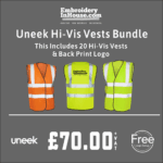 UNEEK 20 HI-VIS VEST BUNDLE