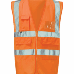 Orbit Milanese Executive Hi-Vis Vest - Orange