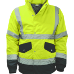 Orbit Ector Two Tone Bomber Jacket - Yellow