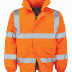 Orbit Balan Hi-Vis Bomber Jacket - Orange