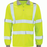 Orbit Andromeda Long Sleeve Hi-Vis Polo Shirt - Yellow