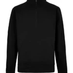 Kustom Kit Regular Fit 1/4 Zip Piqué Sweatshirt