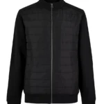 Kustom Kit Regular Fit Quilted Full Zip Sweat Jacket